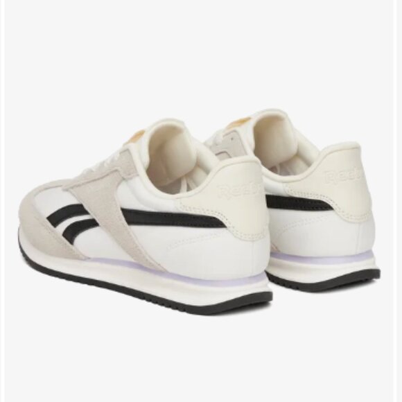 NEW REEBOK Suede Fiori Retro Sneakers for women in Chalk/black 7254mj2 - Picture 4 of 15